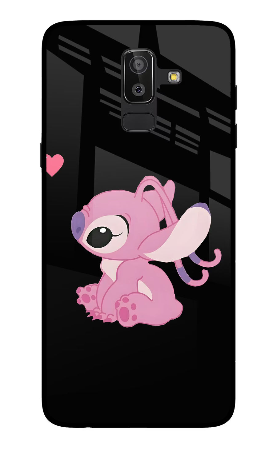 Angel Crush Samsung On8 2018 Back Cover, Glass case