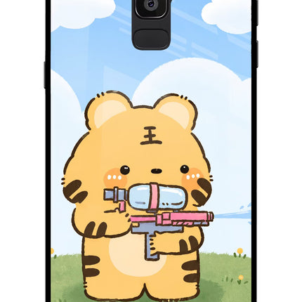 Tiger Treat Samsung On8 2018 Glass Case