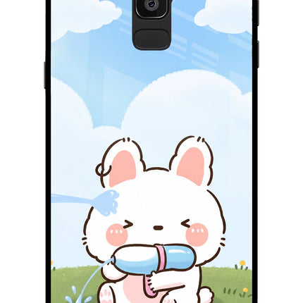 Bunny Treat Samsung On8 2018 Glass Case
