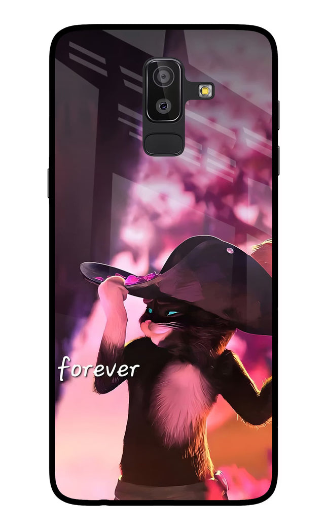 Forever Cat Samsung On8 2018 Glass Case