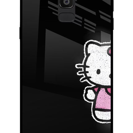 Kitty Charm Samsung On8 2018 Glass Case