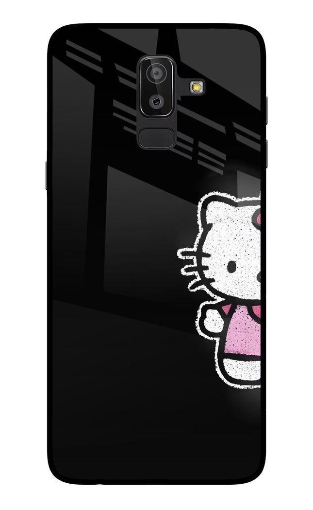 Kitty Charm Samsung On8 2018 Glass Case