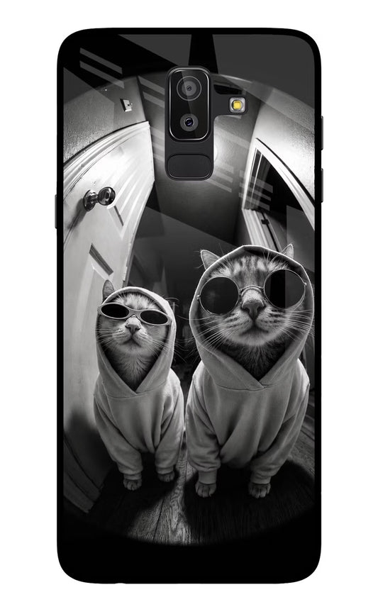 Hood Cats Samsung On8 2018 Glass Case