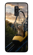 Rollercoaster Dog Samsung On8 2018 Glass Case