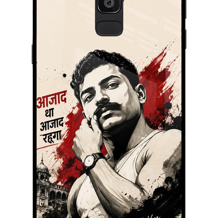 Chandrashekhar Azad Fearless Samsung On8 2018 Glass Case