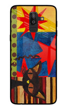 Pop Cat Samsung On8 2018 Glass Case