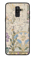 White Lily Samsung On8 2018 Glass Case