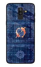 Koi Blue Samsung On8 2018 Glass Case