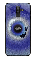Dark Koi Samsung On8 2018 Glass Case