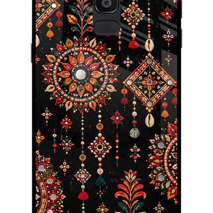 Boho Noir Samsung On8 2018 Glass Case