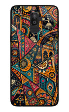 Folk Print Samsung On8 2018 Glass Case