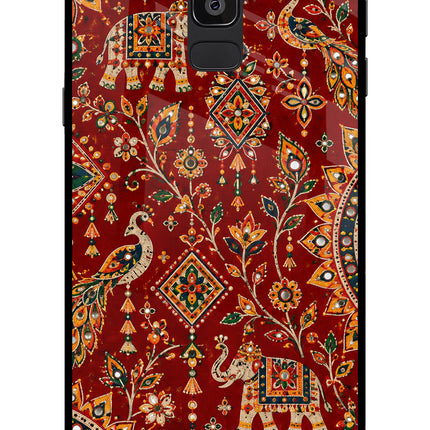 Laal Riwaaz Samsung On8 2018 Glass Case