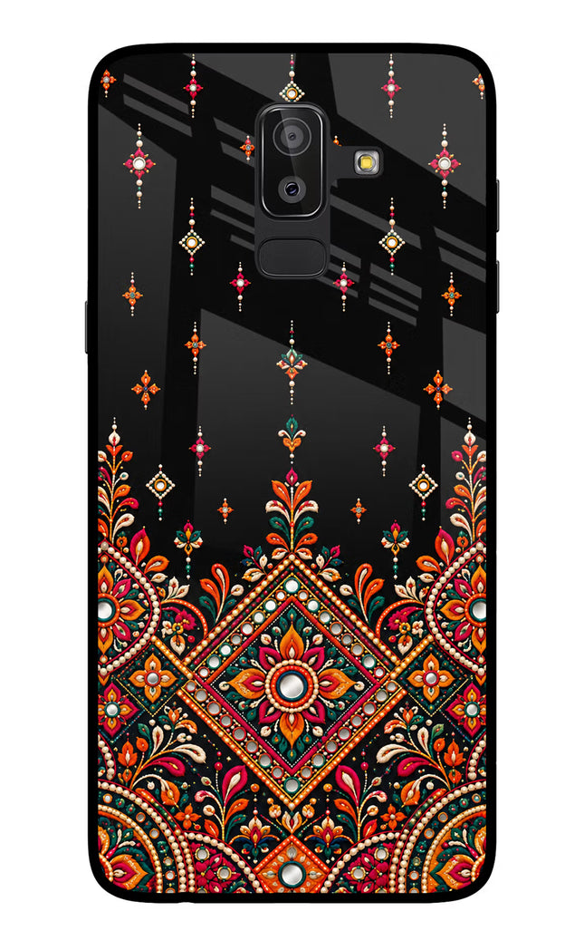 Noir Mehfil Samsung On8 2018 Glass Case