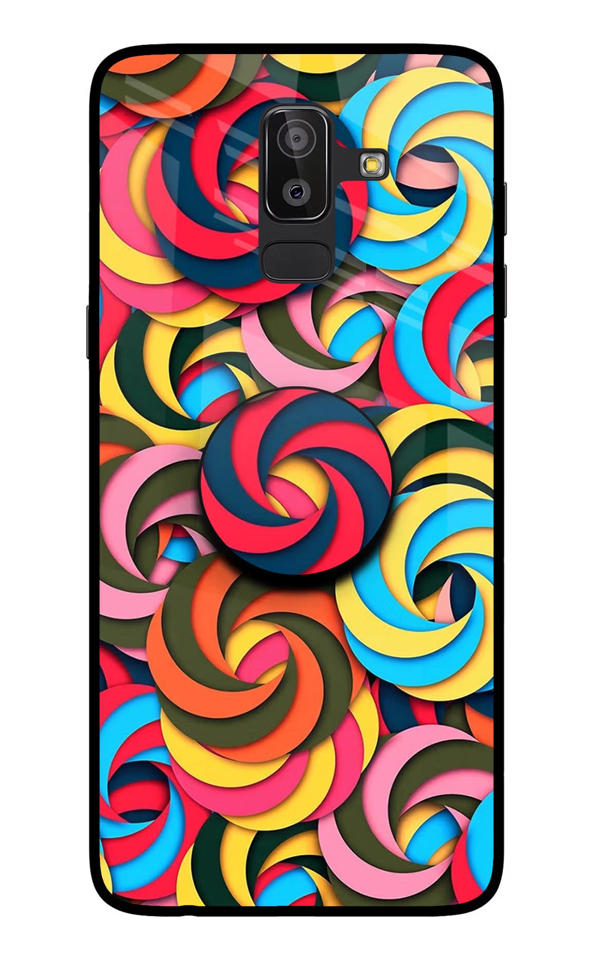 Spiral Pattern Samsung On8 2018 Pop Case by Casekaro