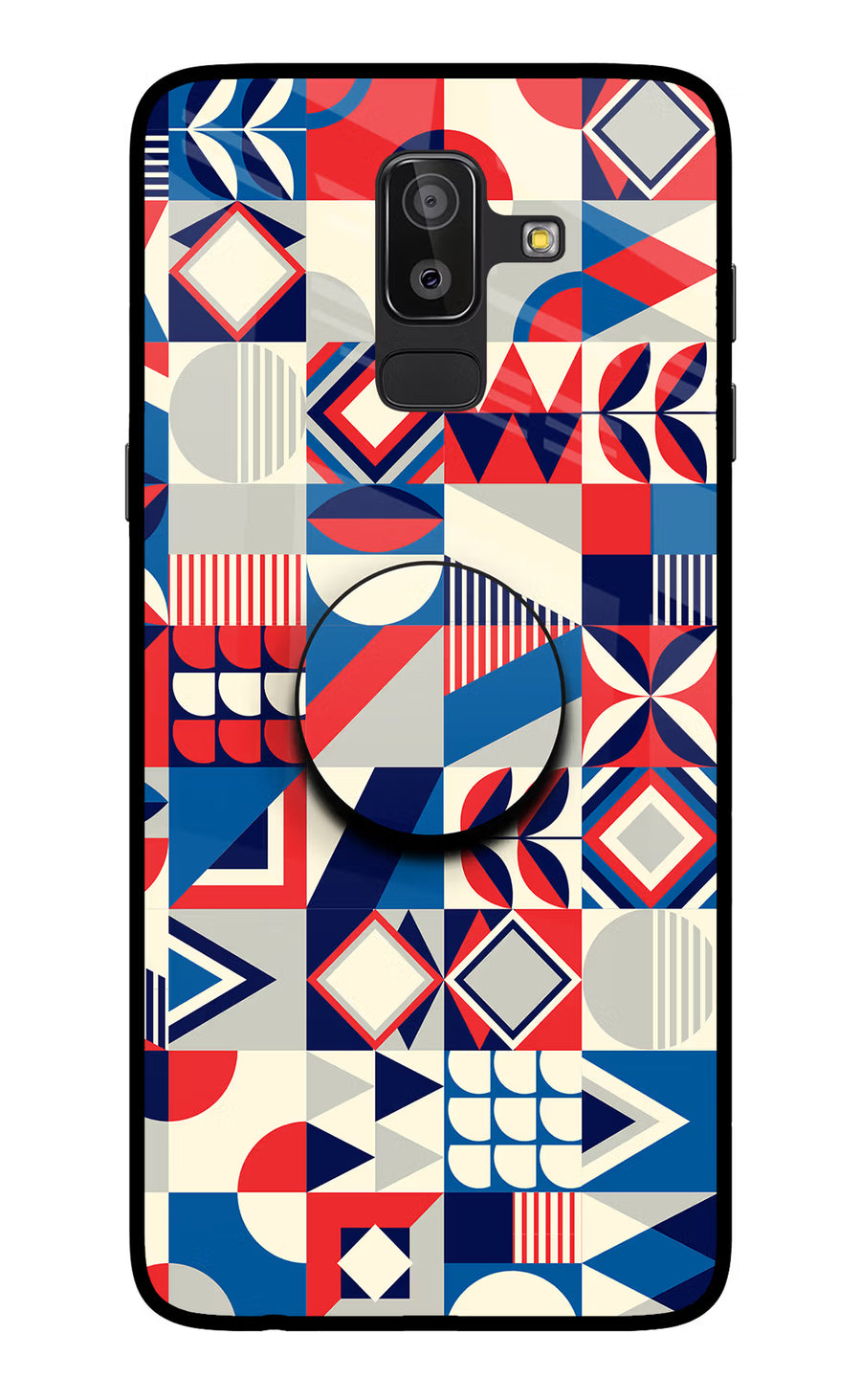 Colorful Pattern Samsung On8 2018 Pop Case, Glass case