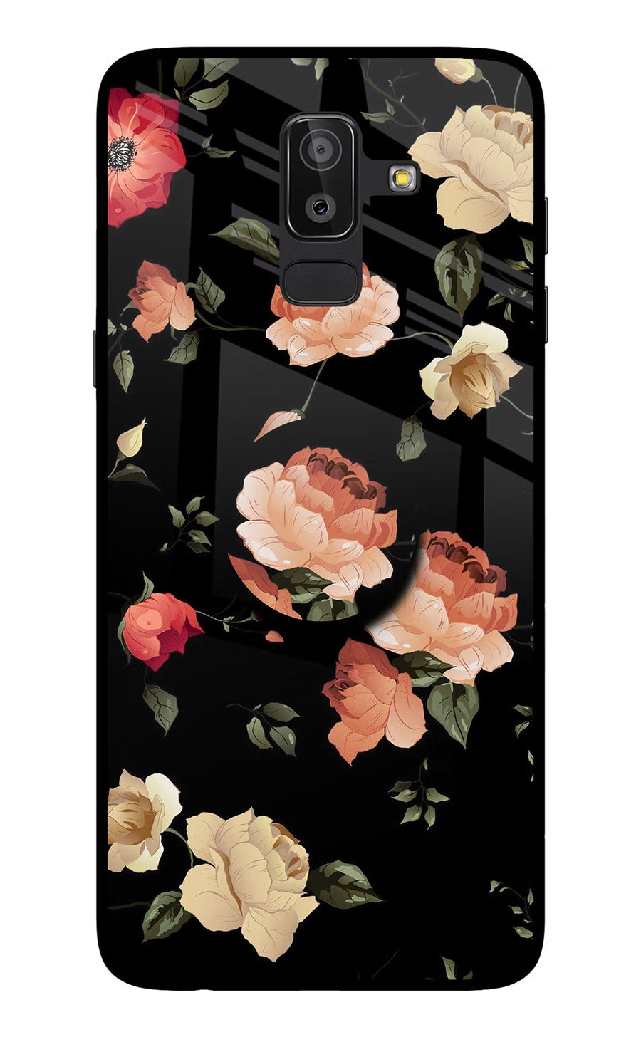 Flowers Samsung On8 2018 Pop Case, Glass case