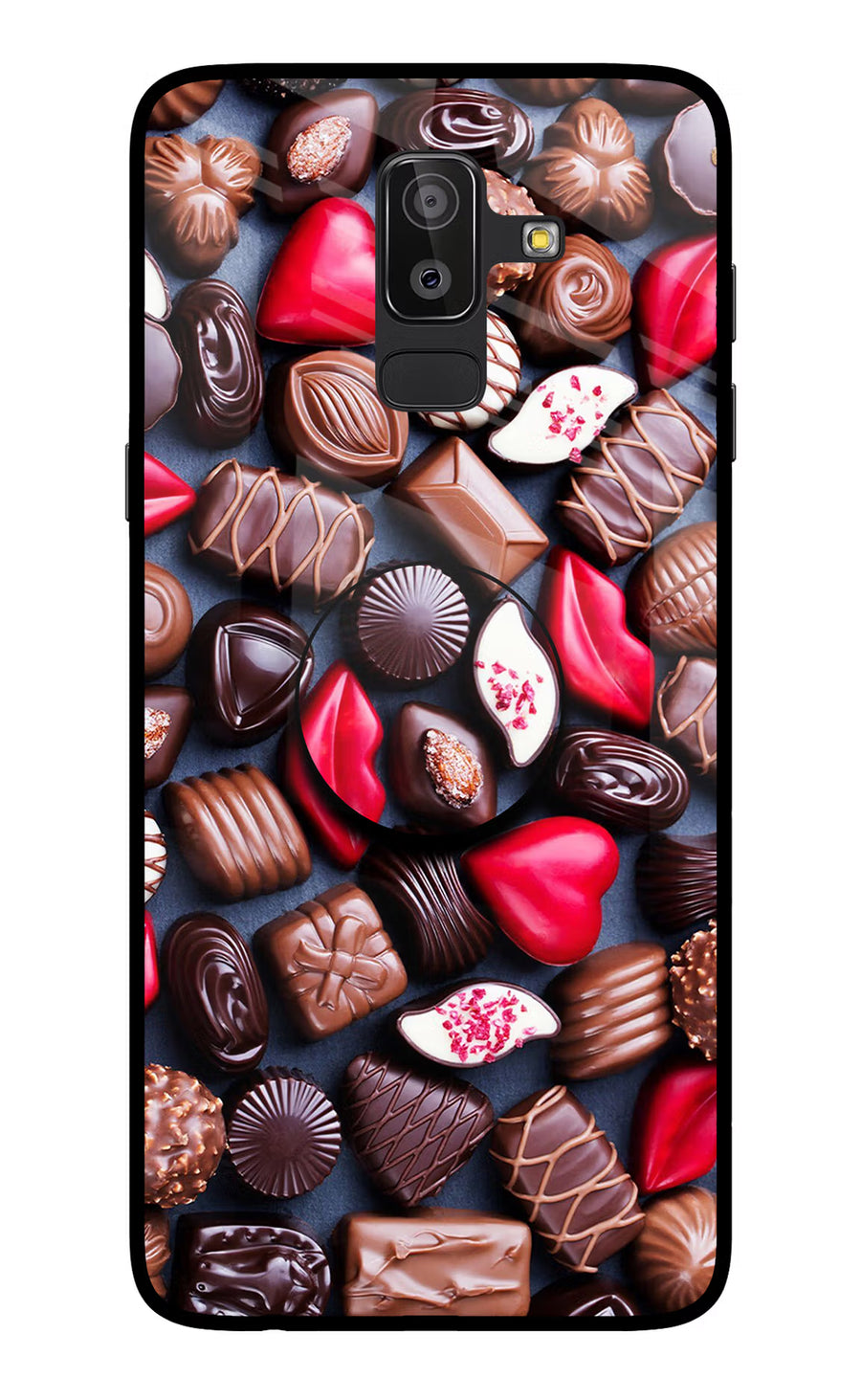 Chocolates Samsung On8 2018 Pop Case, Glass case