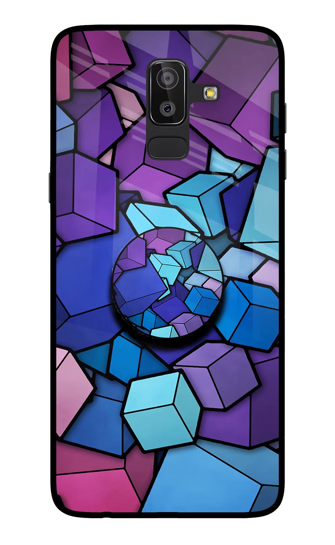 Cubic Abstract Samsung On8 2018 Pop Case by Casekaro
