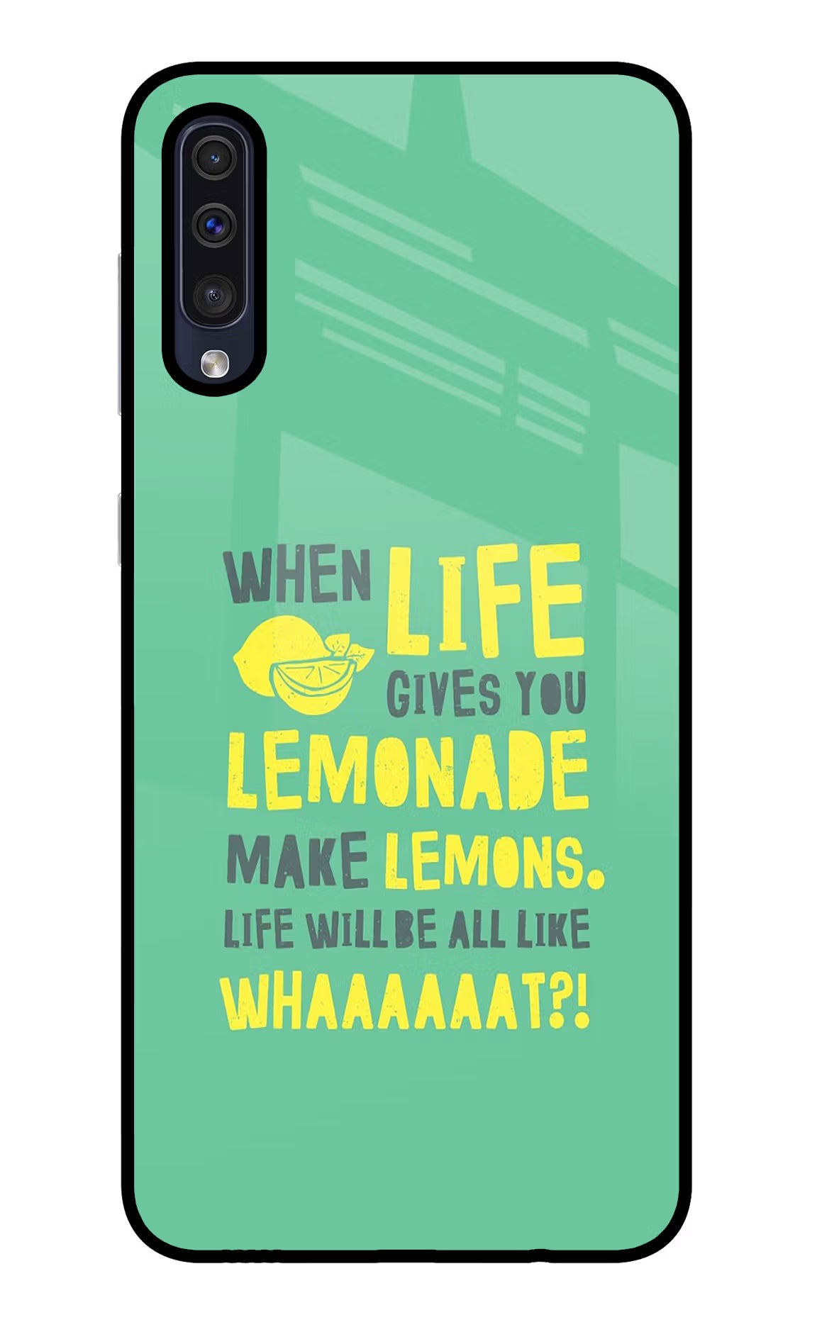 Quote Samsung A50/A50s/A30s Glass Case Back Cover by Casekaro