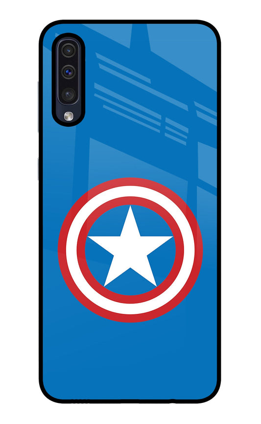 Captain America Logo Samsung A50/A50s/A30s Glass Case