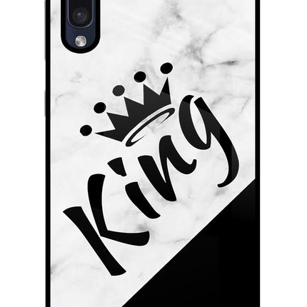 King Samsung A50/A50s/A30s Glass Case Back Cover by Casekaro