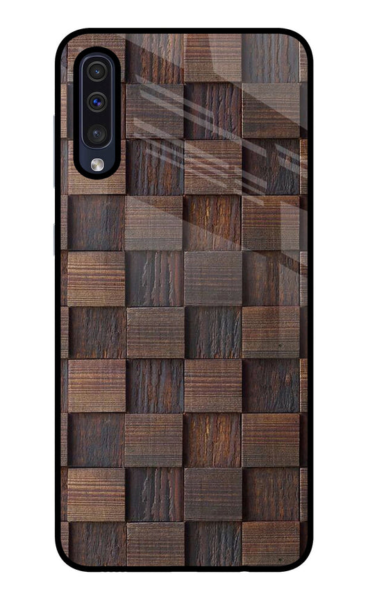 Wooden Cube Design Samsung A50/A50s/A30s Glass Case