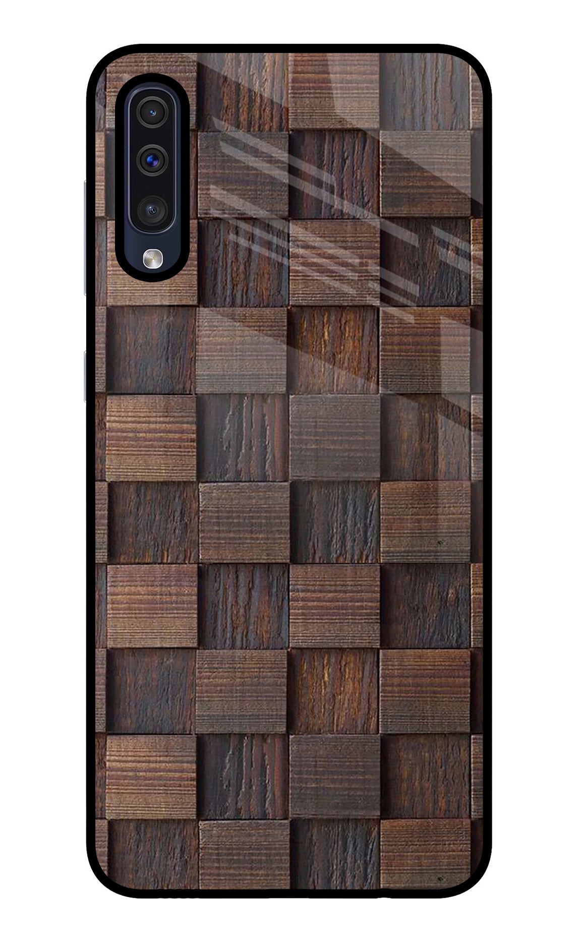 Wooden Cube Design Samsung A50/A50s/A30s Back Cover