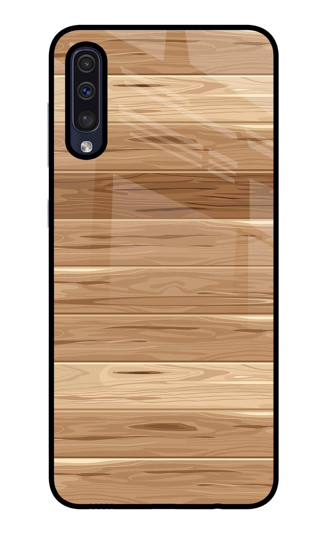 Wooden Vector Samsung A50/A50s/A30s Glass Case