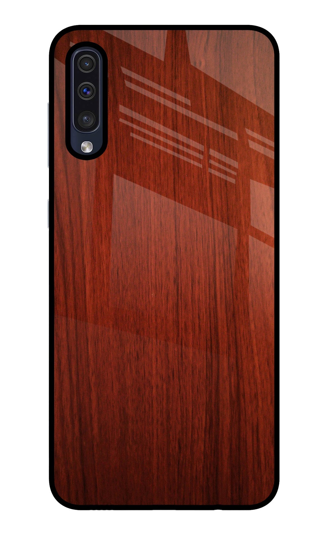 Wooden Plain Pattern Samsung A50/A50s/A30s Glass Case