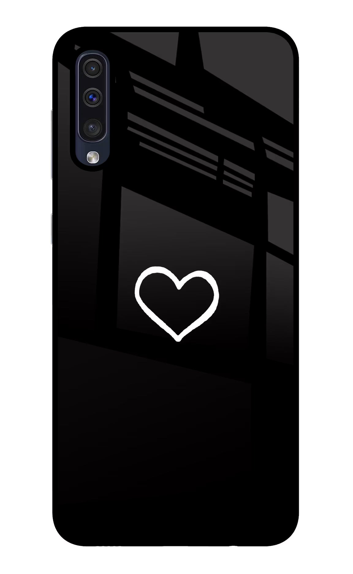 Heart Samsung A50/A50s/A30s Glass Case Back Cover by Casekaro