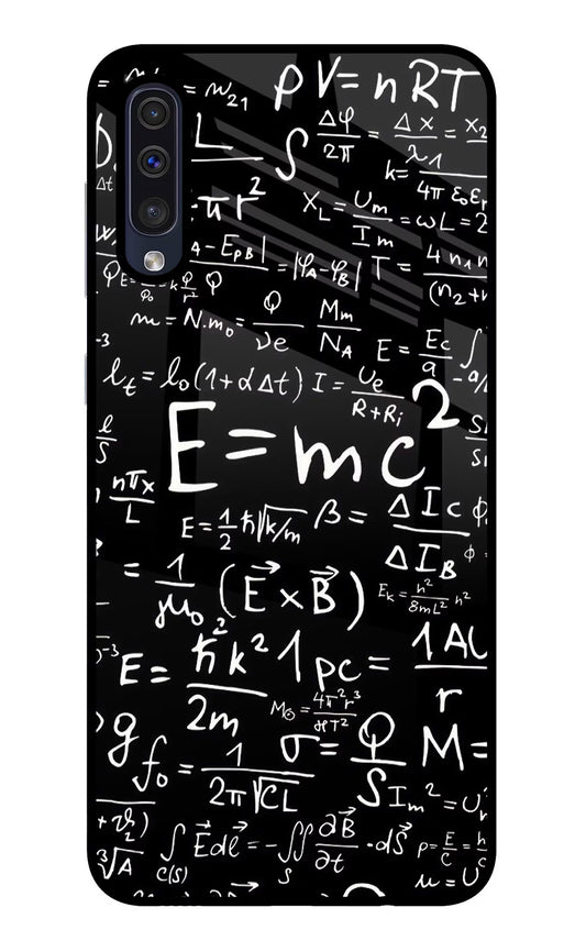 Physics Formula Samsung A50/A50s/A30s Glass Case
