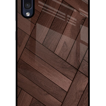 Wooden Texture Design Samsung A50/A50s/A30s Glass Case Back Cover by Casekaro