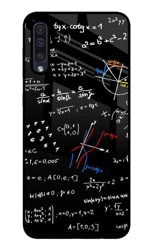 Mathematics Formula Samsung A50/A50s/A30s Glass Case