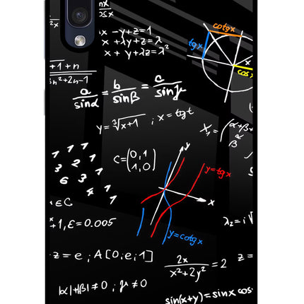 Mathematics Formula Samsung A50/A50s/A30s Glass Case Back Cover by Casekaro