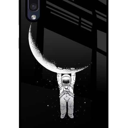 Moon Space Samsung A50/A50s/A30s Glass Case Back Cover by Casekaro