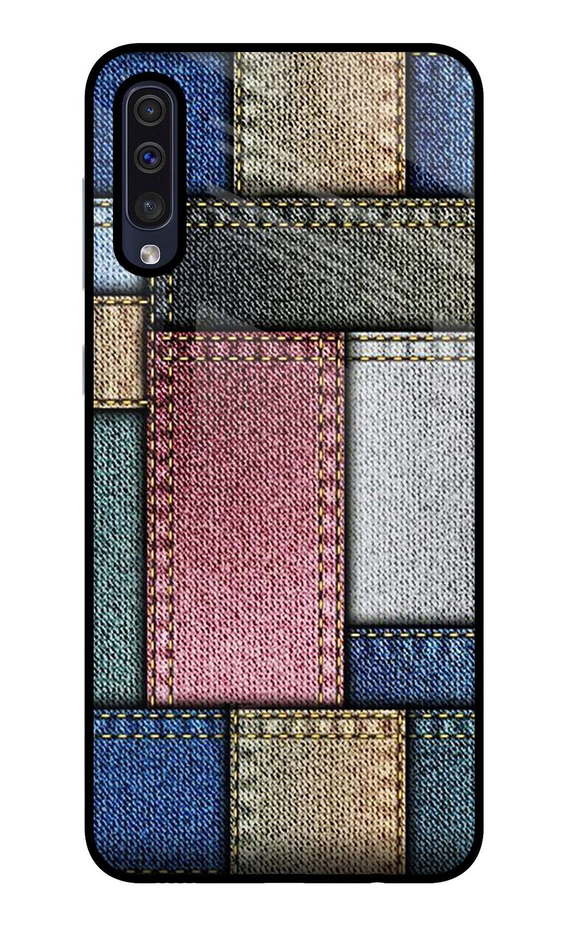 Multicolor Jeans Samsung A50/A50s/A30s Back Cover