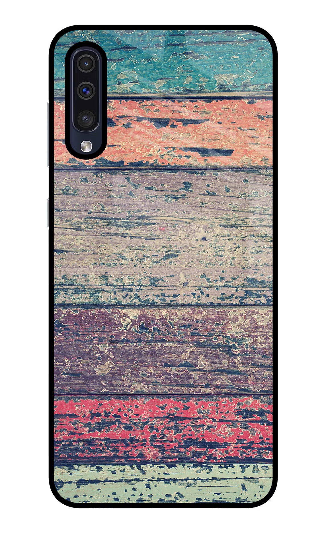 Colourful Wall Samsung A50/A50s/A30s Glass Case Back Cover by Casekaro