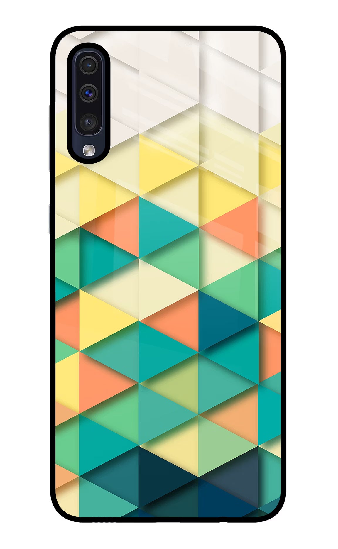 Abstract Samsung A50/A50s/A30s Glass Case Back Cover by Casekaro