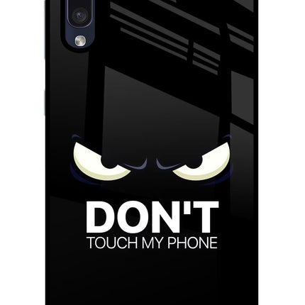 Don'T Touch My Phone Samsung A50/A50s/A30s Glass Case Back Cover by Casekaro