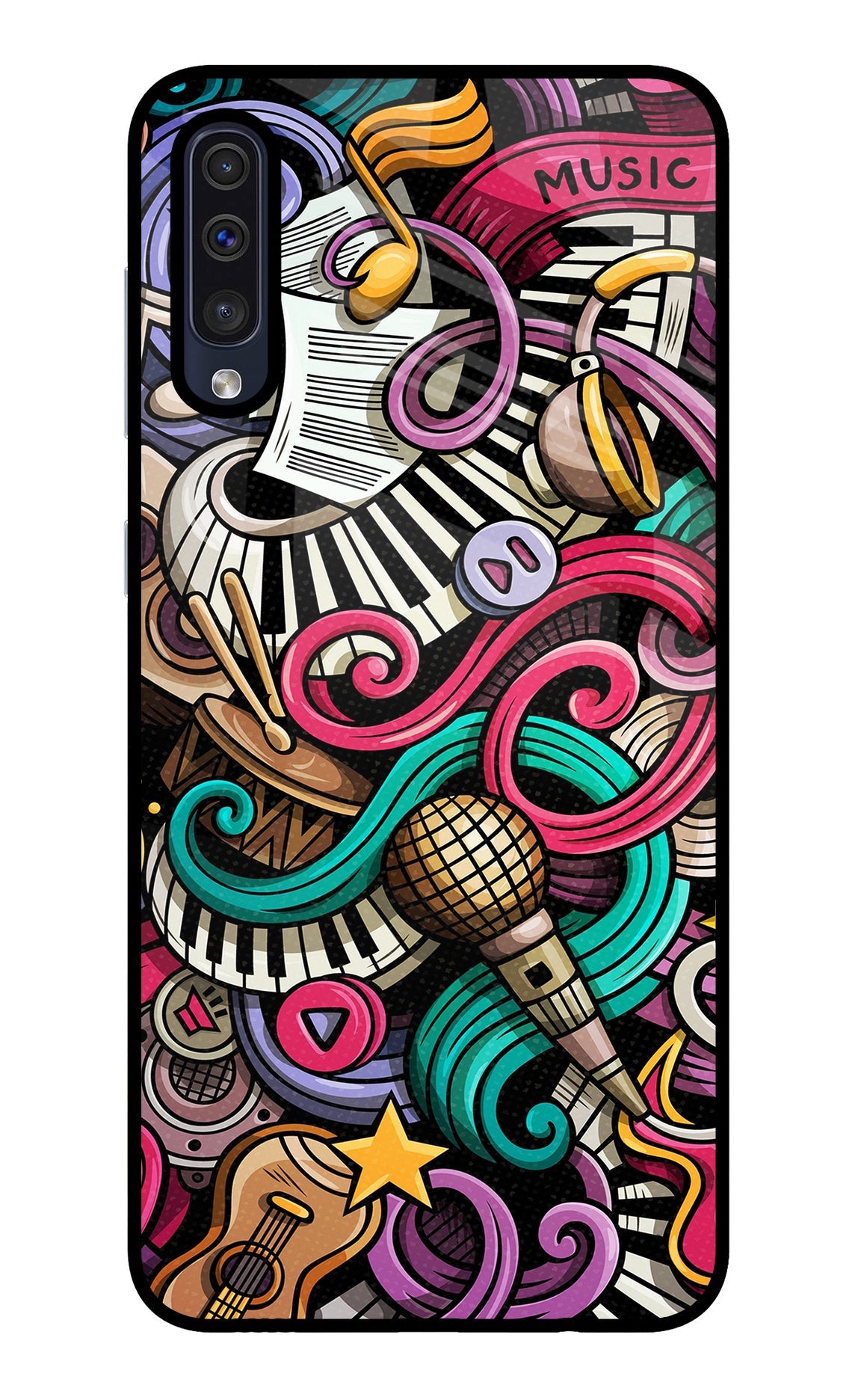 Music Abstract Samsung A50/A50s/A30s Back Cover