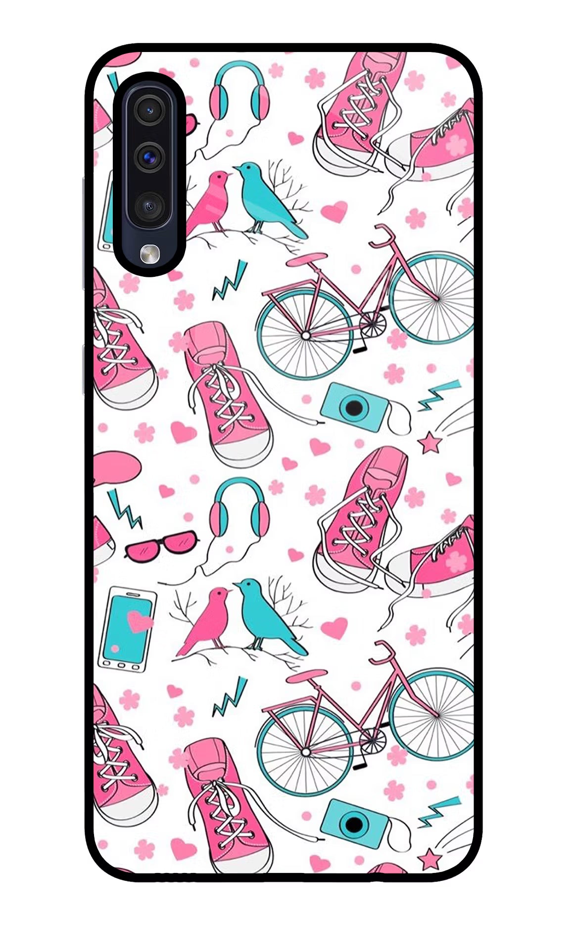 Artwork Samsung A50/A50s/A30s Glass Case Back Cover by Casekaro