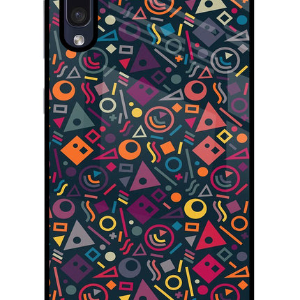 Geometric Abstract Samsung A50/A50s/A30s Glass Case Back Cover by Casekaro