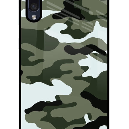 Camouflage Samsung A50/A50s/A30s Glass Case Back Cover by Casekaro