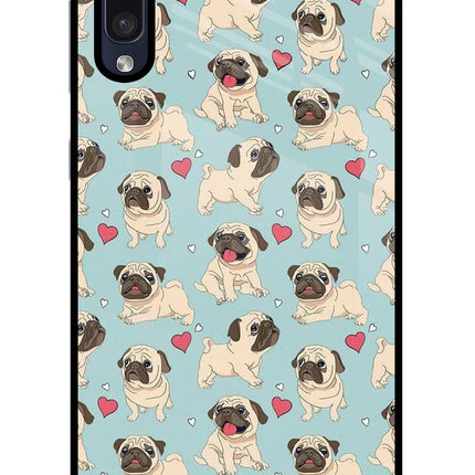 Pug Dog Samsung A50/A50s/A30s Glass Case Back Cover by Casekaro