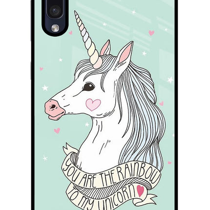 Unicorn Wallpaper Samsung A50/A50s/A30s Glass Case Back Cover by Casekaro