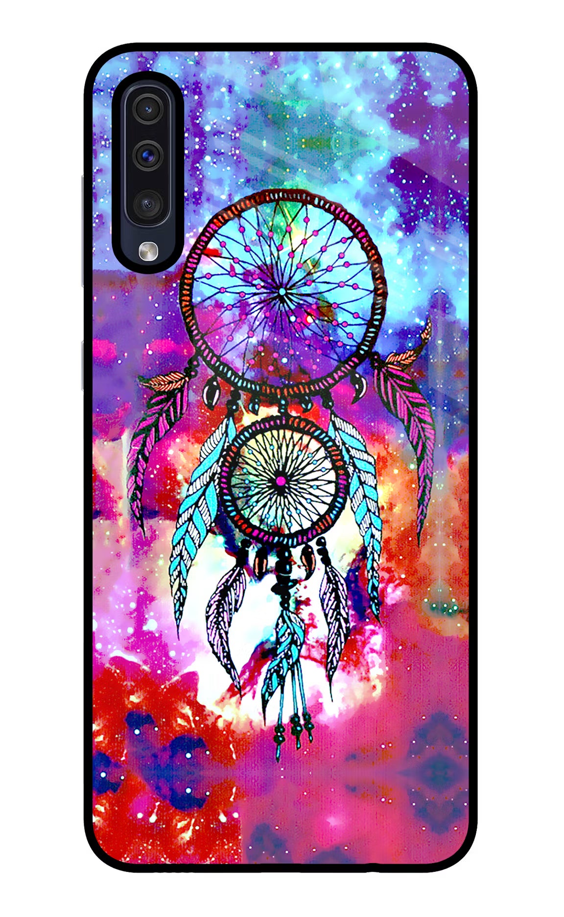 Dream Catcher Abstract Samsung A50/A50s/A30s Glass Case Back Cover by Casekaro