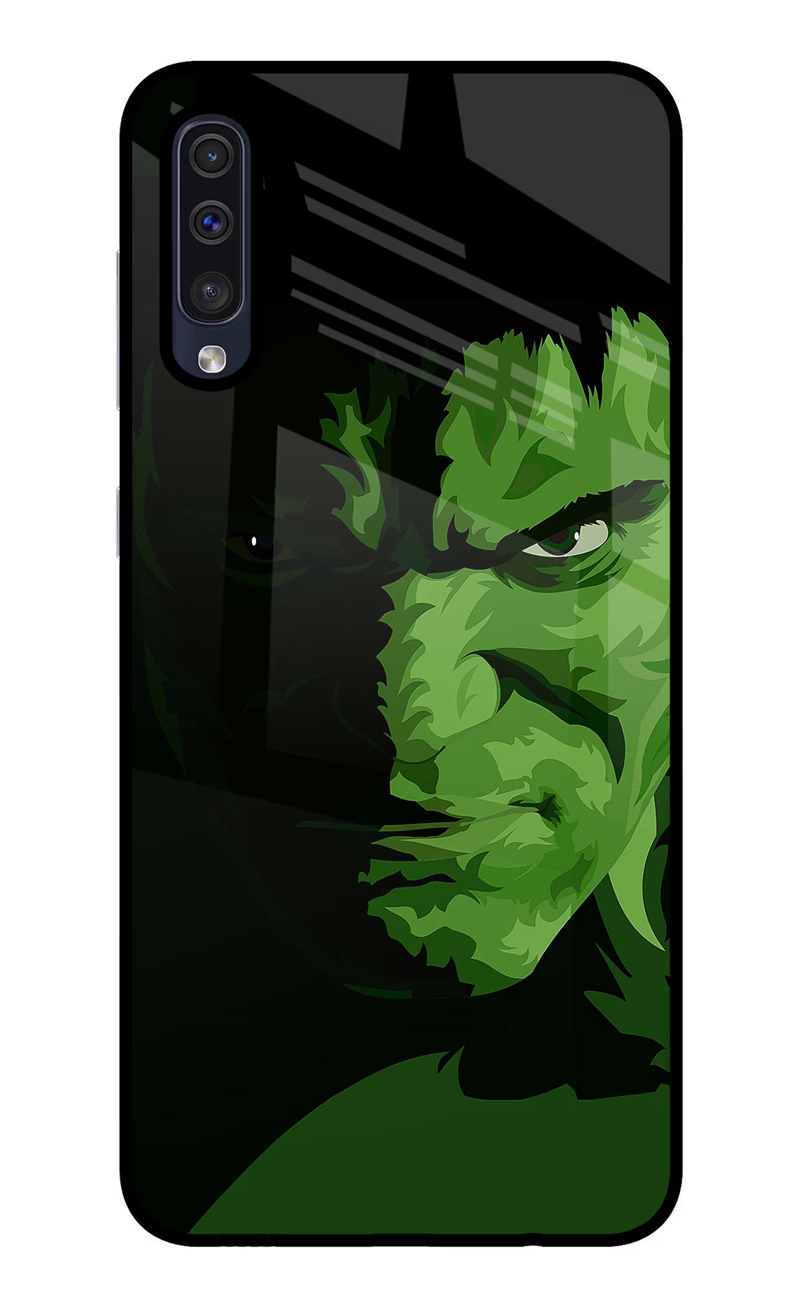 HULK Samsung A50/A50s/A30s Glass Case Back Cover by Casekaro