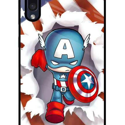 Captain America Samsung A50/A50s/A30s Glass Case Back Cover by Casekaro
