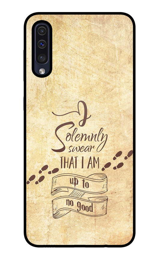 I Solemnly swear that i up to no good Samsung A50/A50s/A30s Glass Case