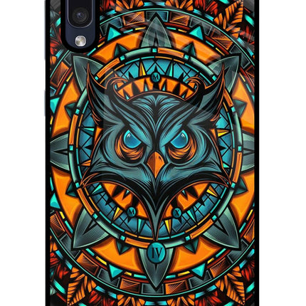 Angry Owl Art Samsung A50/A50s/A30s Glass Case Back Cover by Casekaro